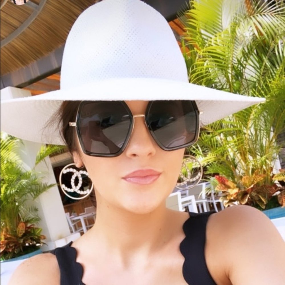 New Arrival! Oversized Hexagon Fashion Sunglasses - Picture 2 of 7